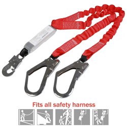 safteyharness double lanyard