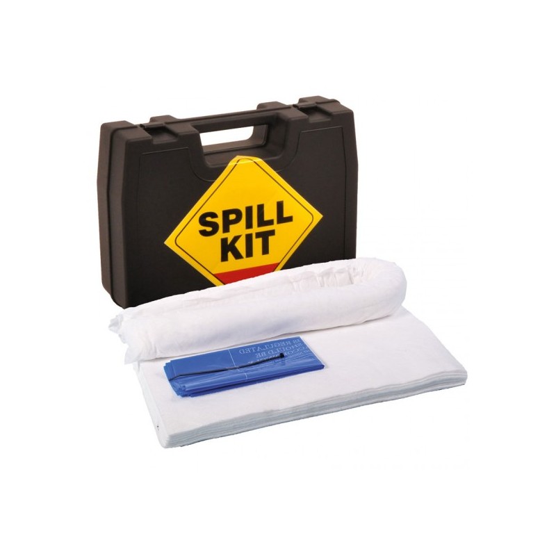 15LTR OIL & FUEL SPILL KIT IN HARD CARRY CASE