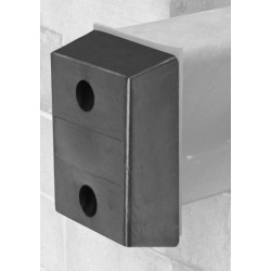 Qatar Heavy duty rubber dock bumper stop with rear void