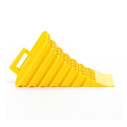 Qatar Large Yellow Plastic Wheel Chock (For Vehicles )