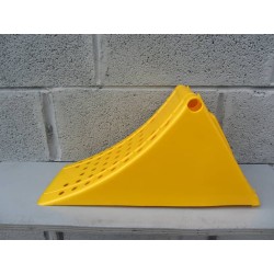 Large Yellow Plastic Wheel Chock – 460mm(l) x 200mm(w) x 220mm(h)