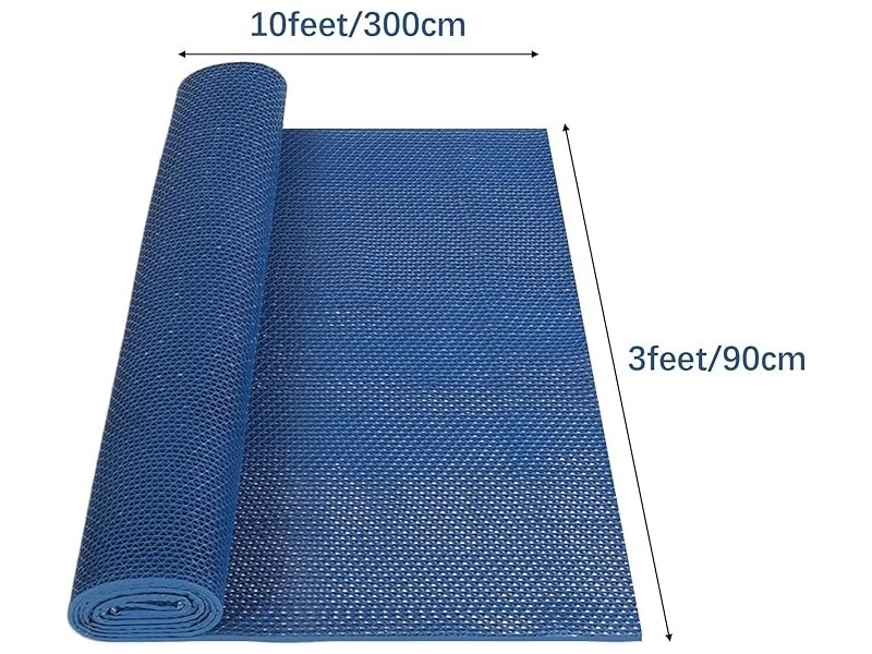 Drainage Mat Bathroom Pool Floor Mat Mesh Big Hollow Door Mat Roll for Swimming