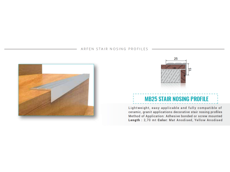 MB25 STAIR NOSING PROFILE