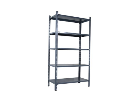 SLOTTED ANGLE SHELF WITH 5 LEVELS