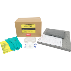 QATAR Oil & Fuel 40L Vehicle Chassis/Trailer Spill Kit In Hinged Plastic Box