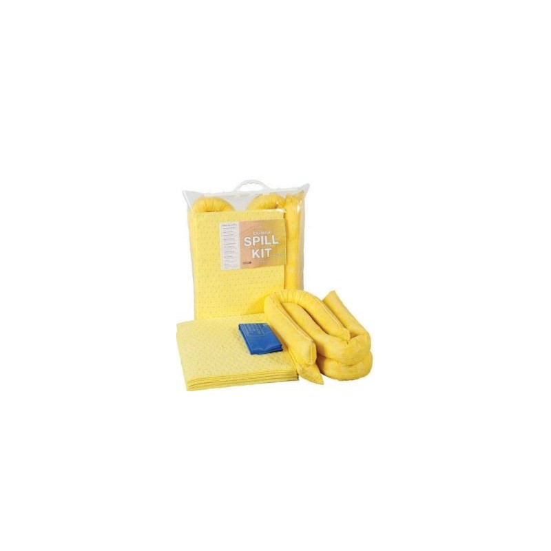 Qatar 40Ltr Chemical Spill Kit in ClipTop Plastic Bag