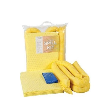 Qatar 40Ltr Chemical Spill Kit in ClipTop Plastic Bag